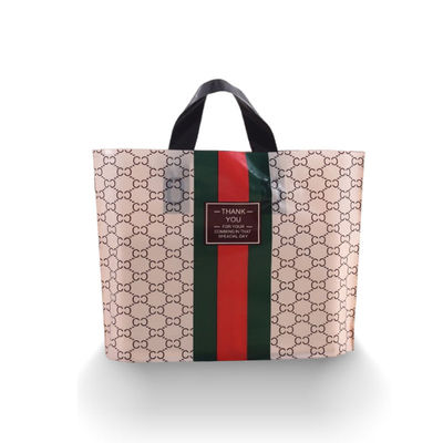 quality OEM Logo Plastic Custom Shopping Bags Plastic Packaging Bags Tear Resistant factory