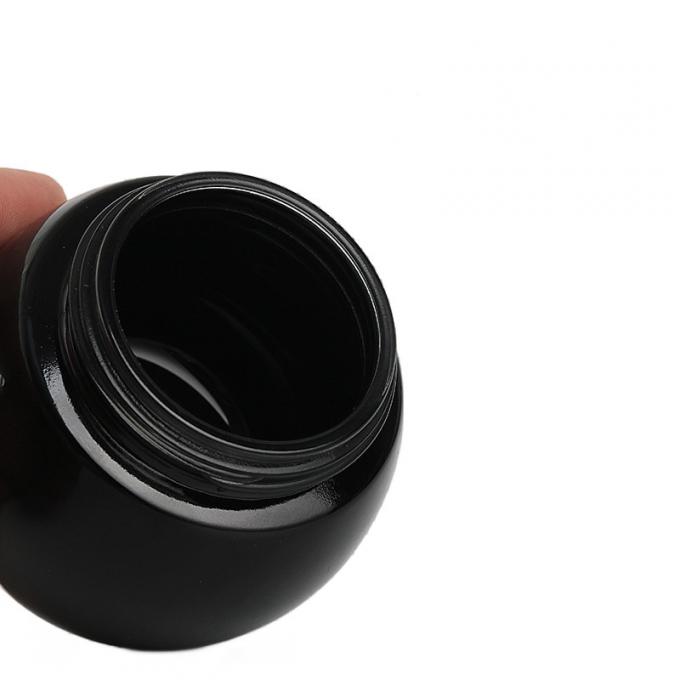 Luxury Glass Foundation Bottle with Customized Logo Screw Cap 50g/100g Capacity 1