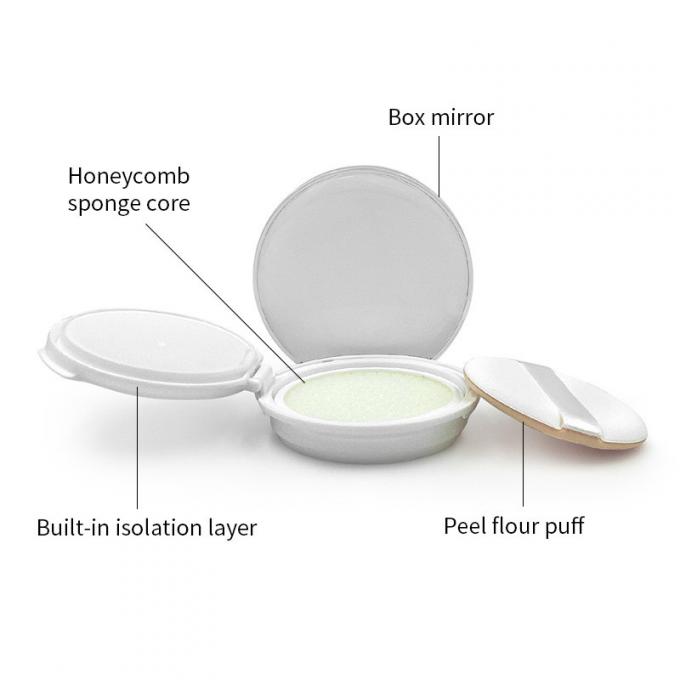 Refillable Snap Closure Empty Cushion Foundation Case for Compact Powder 3