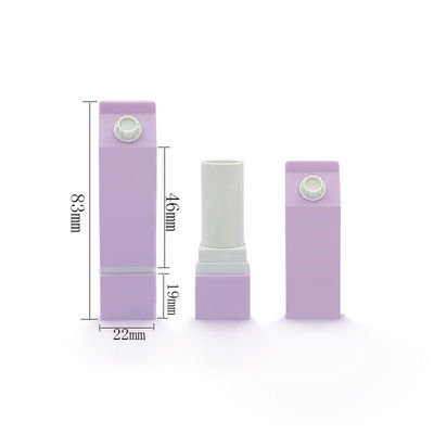 SGS Approval Cylindrical Shape Empty Lipstick Containers High Durability
