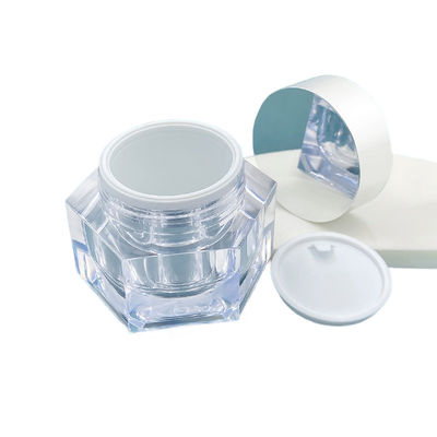 Leak Proof Skin Care Cream Jar Simple Design 30g/50g Cosmetic Packaging With Sample