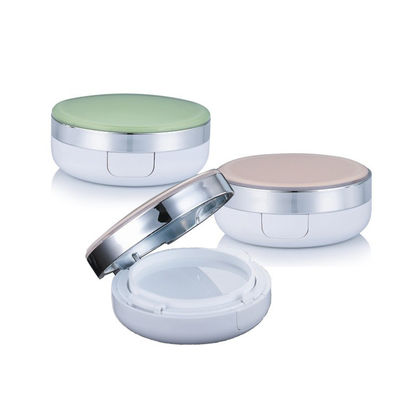buy Refillable Dewy Finish Round Compact Powder Cushion Foundation Case For Light To Medium Coverage online manufacturer